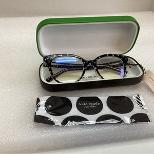 Kate Spade Black Polka Dot Glasses